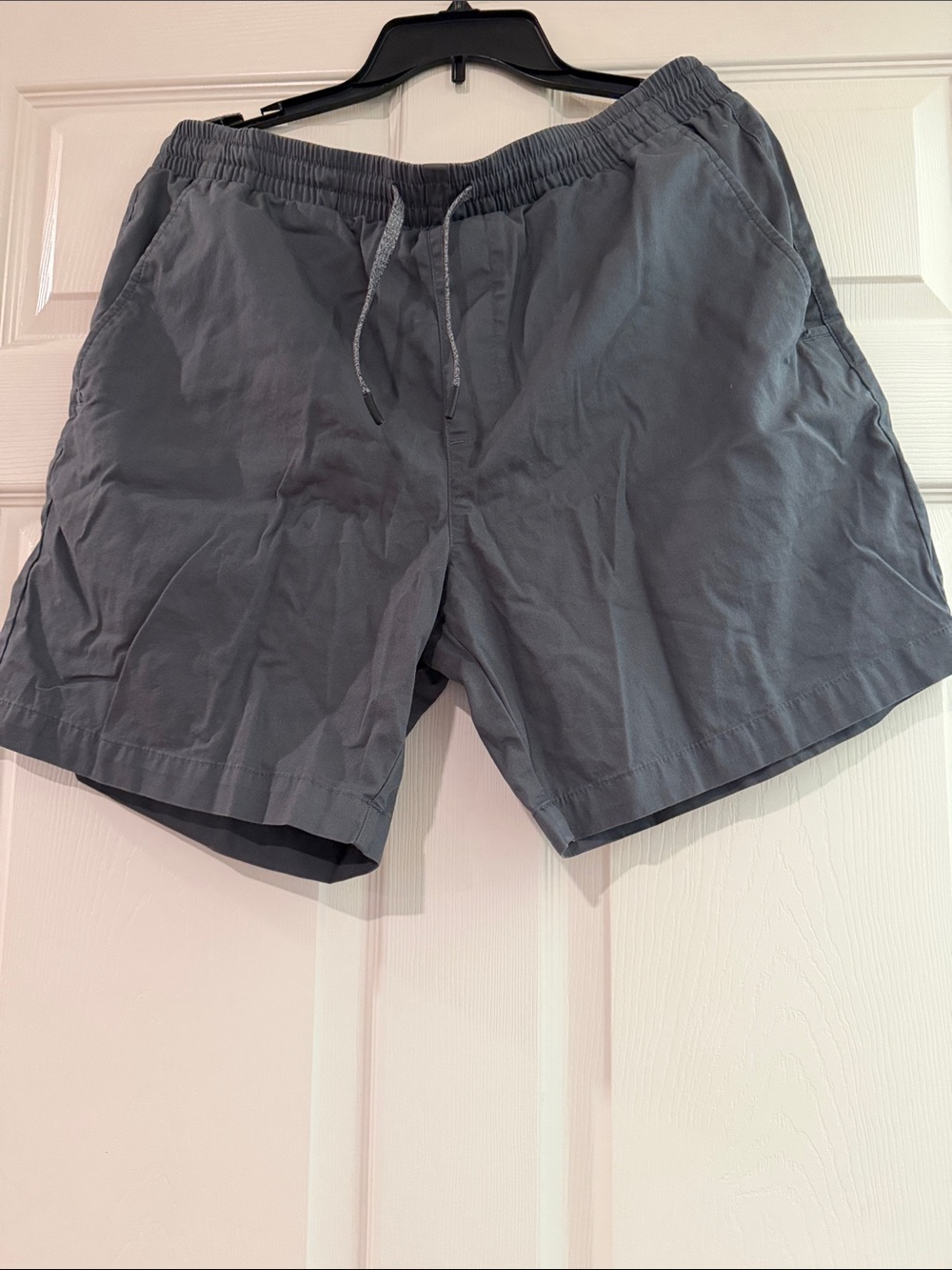 Under Armour Charcoal Gray Athletic Shorts with Logo Waistband